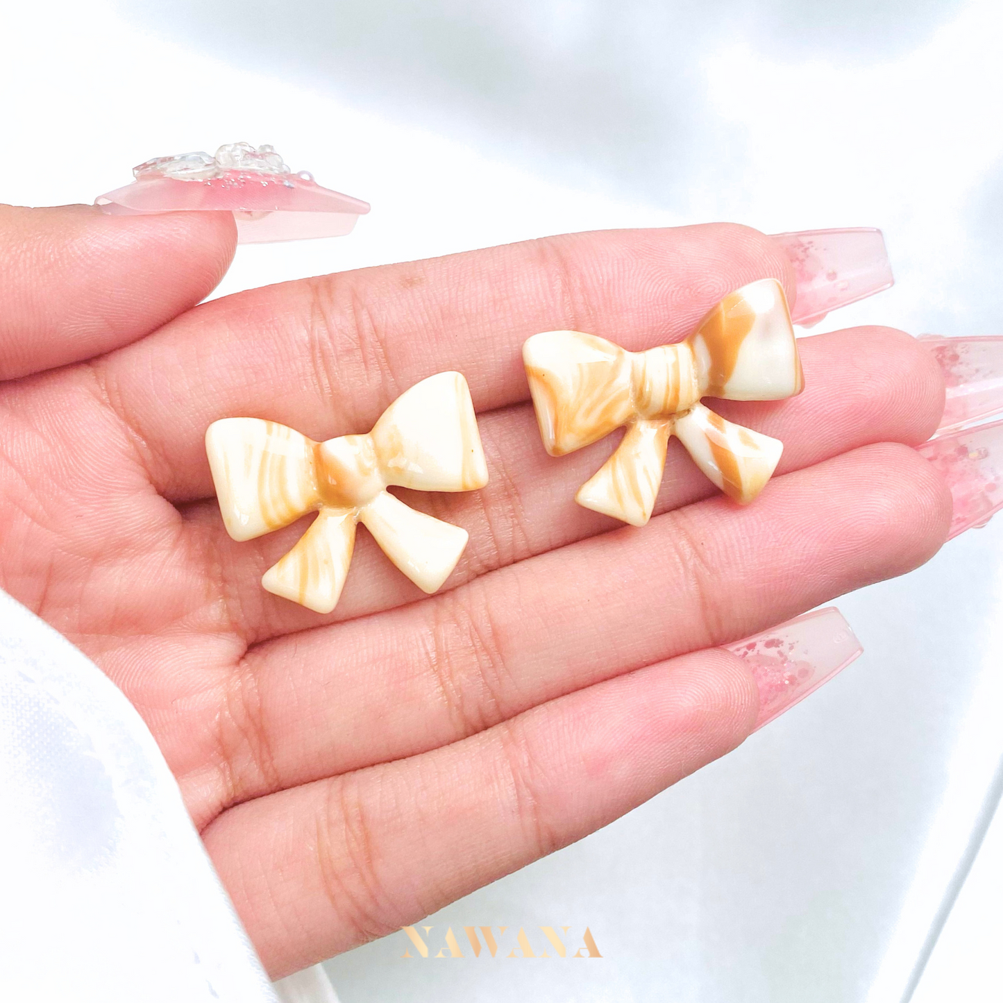 Caramel Ribbon Earring (카라멜 리뽄)