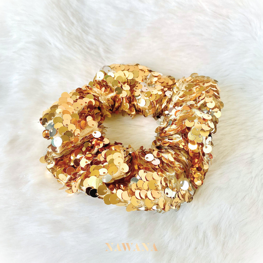 Merry and Bright Scrunchie: Silver & Gold Edition (์คํ ๊ณจ)