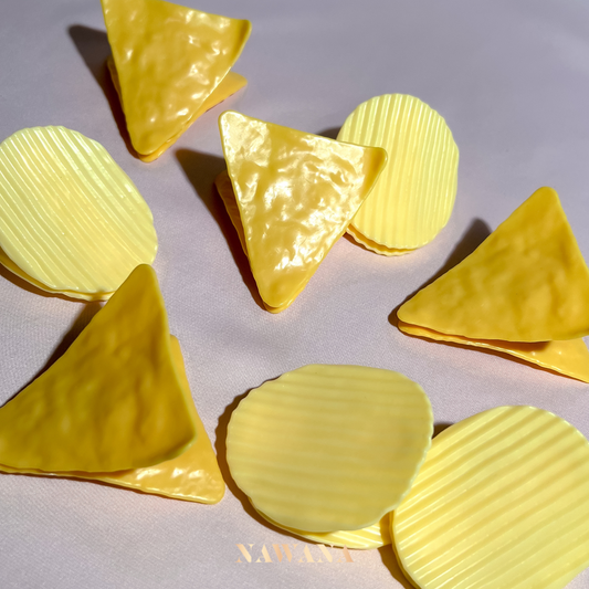 Doritos & Ruffles Hair Clips (ํฐ๋ฆฌํ ์ค & ๋กํ )