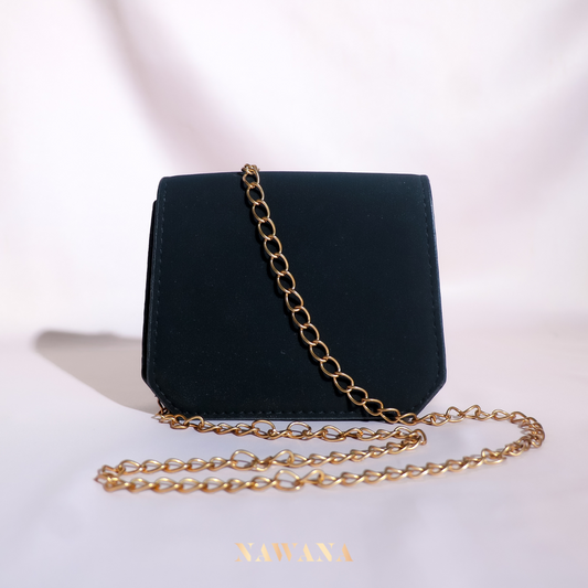 Simple Black Sling Bag (μ¬ν νλν¬ μ€λ§ νν¬)
