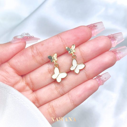 Butterfly Dangle Studs (๋๋น ๋ค์)