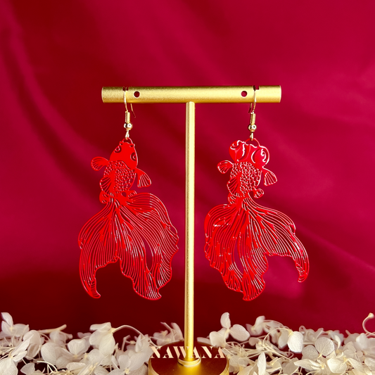 Koi & Goldfish Mismatch Earring  (코이와 금붕어)