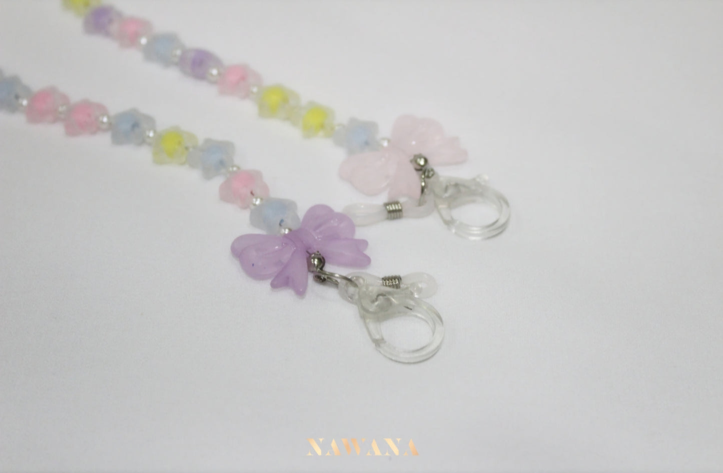 Rainbow Star Ribbon Maskchain