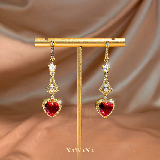 Down the Rabbit Hole: Red Queen Earring (λ λ νΈ)