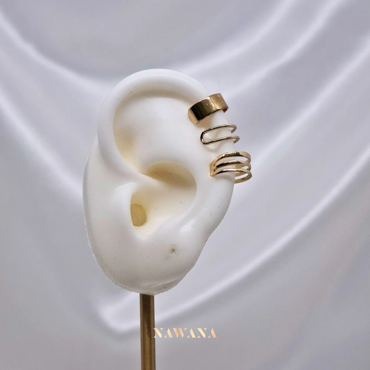 3 pieces simple earcuff