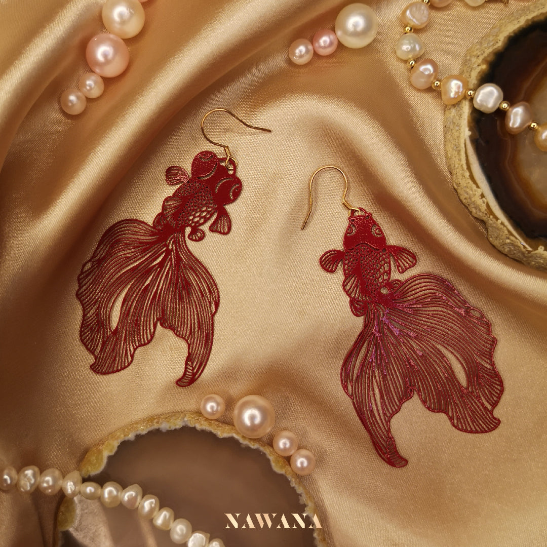 Koi & Goldfish Mismatch Earring (코이와 금붕어)