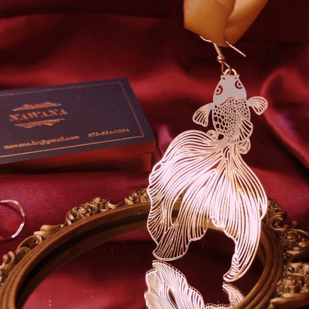 Koi & Goldfish Mismatch Earring (코이와 금붕어)