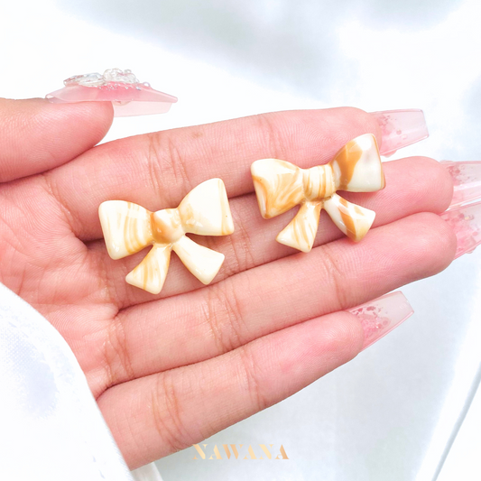 Caramel Ribbon Earring (카라멜  리뽄)