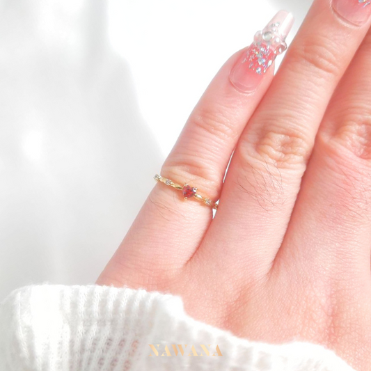 Mini Heart Pinky Ring (미니 하트)