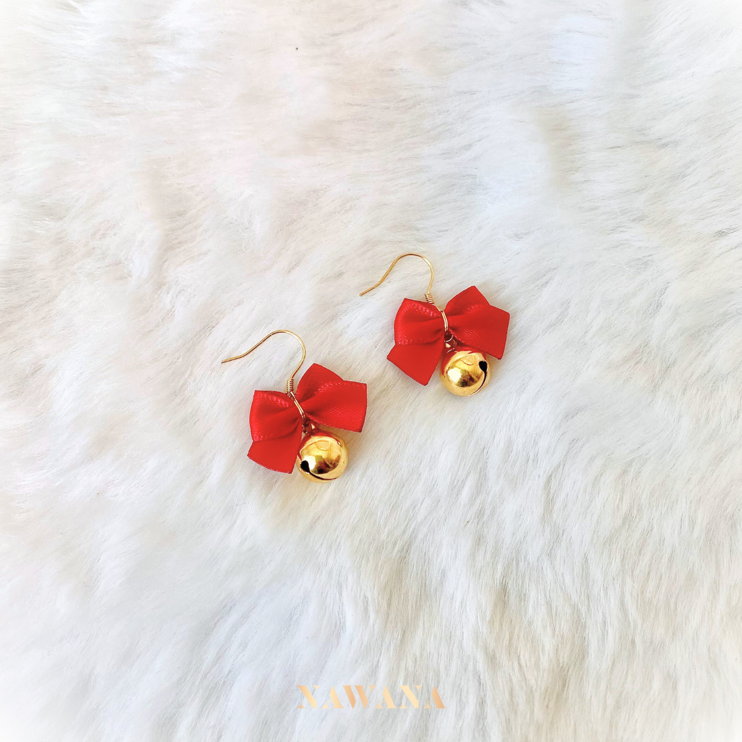 Red Merry Bells Earring (레드 메리 벨)