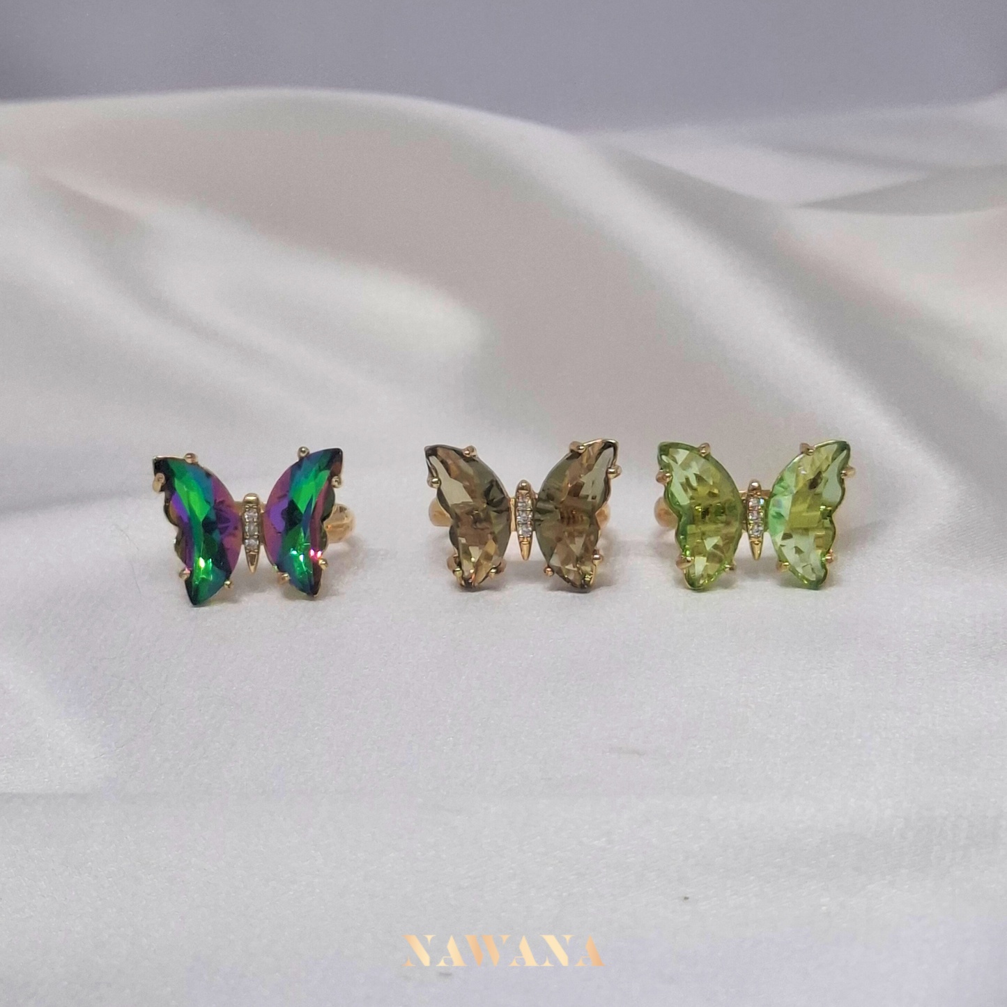Xylia Butterfly Rings
