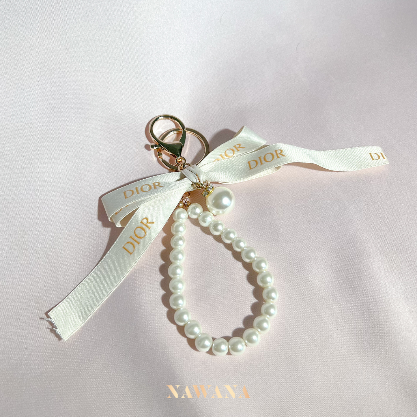 Dior Ribbon Keychain