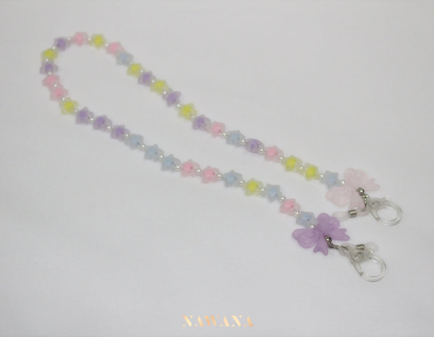 Rainbow Star Ribbon Maskchain
