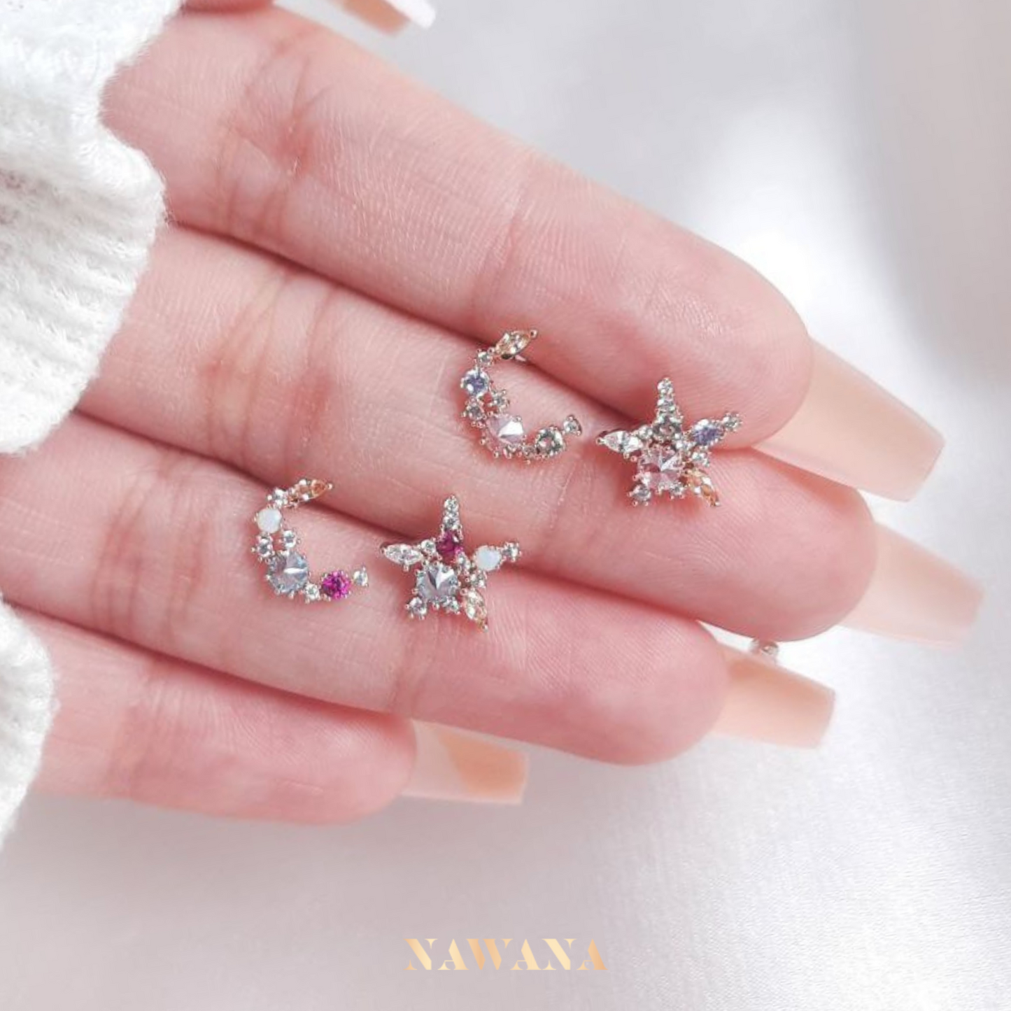 Moon & Star Studs (모온 안 세타)