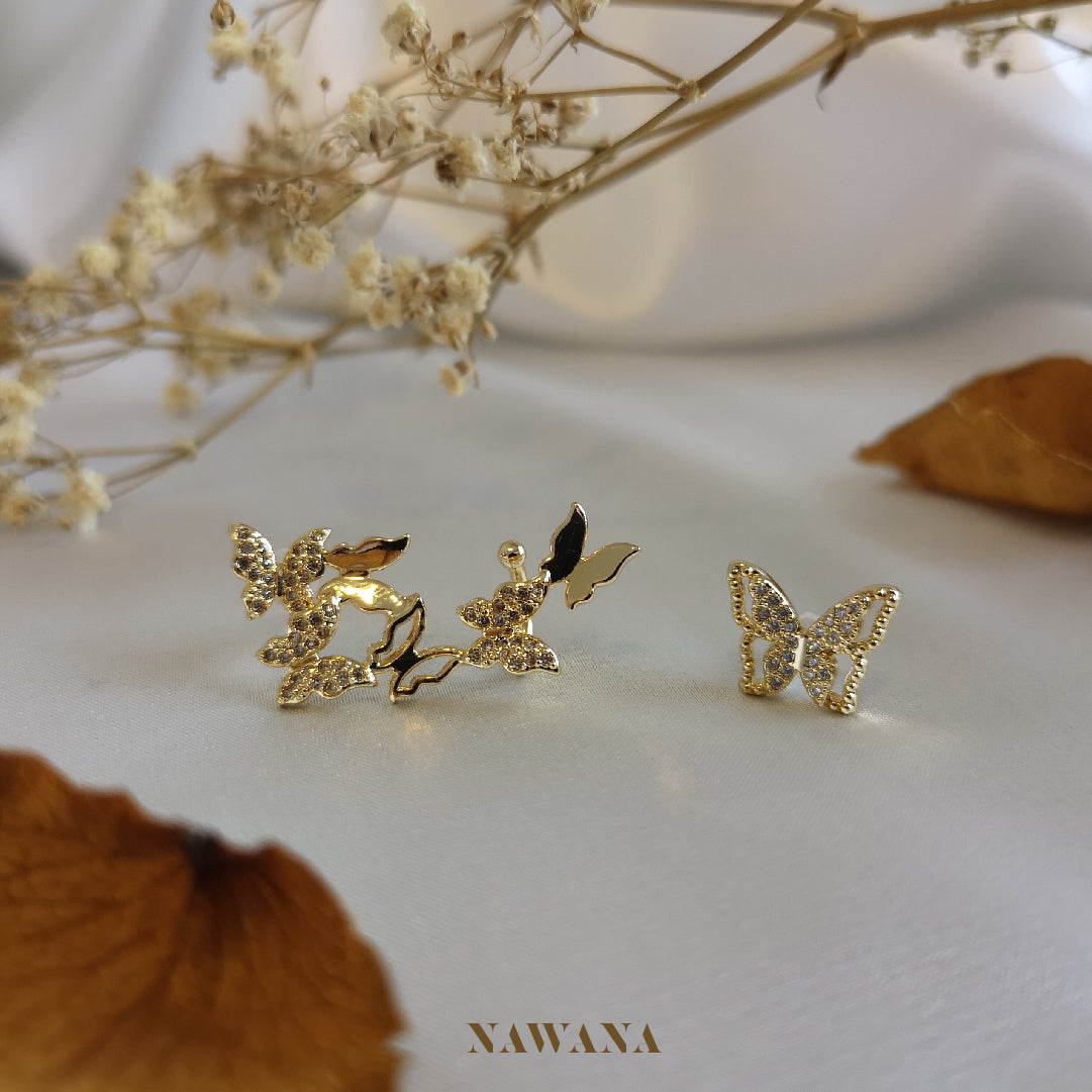 Gold Butterfly Earcuff (금 나비)